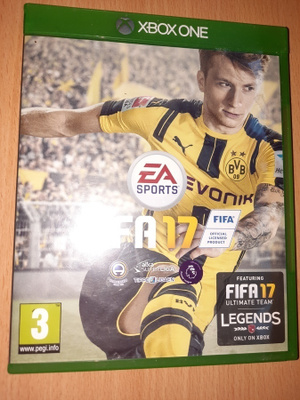 Xbox One Fifa 17 videopeli