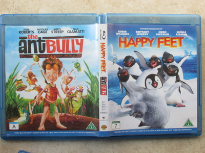 The Ant Bully + Happy Feet, 2 x blu-ray.