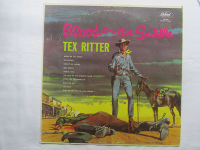Tex Ritter: Blood On The Saddle  LP  Reissue