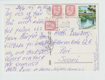Postikortti, M/S CINDERELLA, Laivaleima