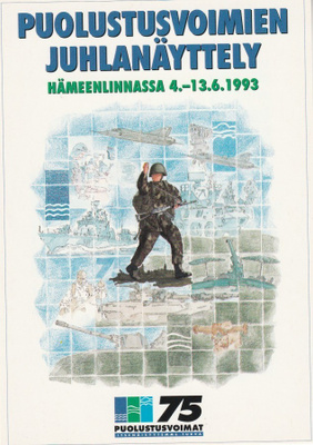 Postikortti, PUOLUSTUSVOIMAT, JUHLANÄYTTELY