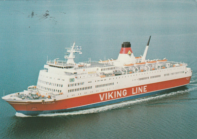 LAIVAKORTTI - M/S ROSELLA - 12