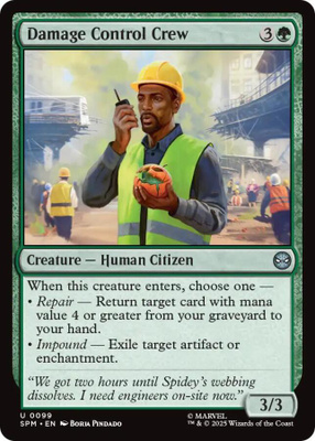 MtG Marvel's Spider-Man #99: Damage Control Crew