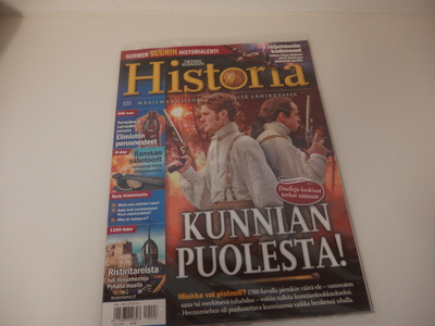 Historia -lehti nro 8 / 2019 ,  mm. Miekka vai pistooli