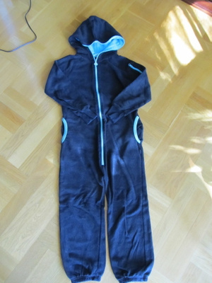 STADIUM collegekangas JUMPSUIT musta-turkoosi koko 122 / 128