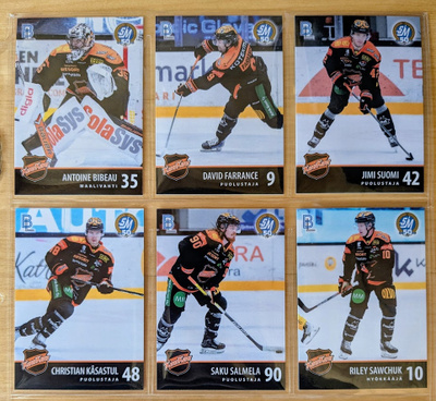 2024-25 Blueline Series 1 KooKoo Team Set 12 korttia (85-96)