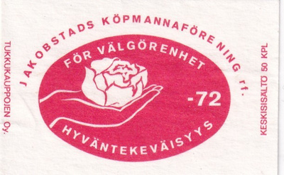 Jakobstads Köpmannaförening r.f Hyväntekeväisyys    7/13