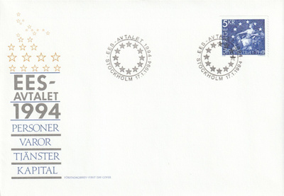 RUOTSI - 1994 Fa 1828 FDC KUORI