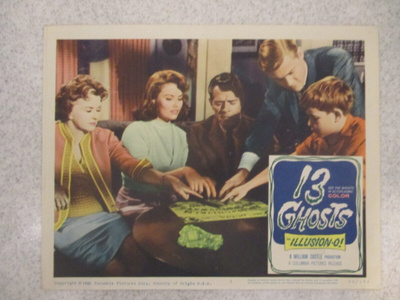 13 KUMMITUSTA (William Castle, 1960) - aulakortti #5