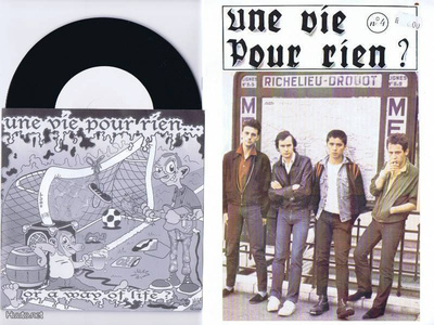 UNE VIE POUR RIEN-A WAY OF LIFE kok EP+MAGAZINE -1999- skins