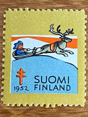 JOULUMERKKI LAPIN POIKA 1952**