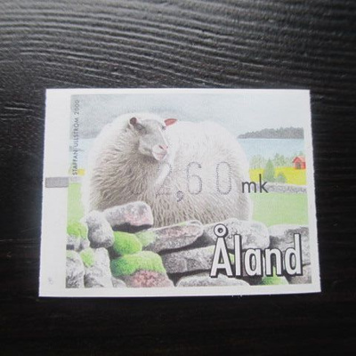 Åland: Lammas  Postimaksulipuke 2000 **