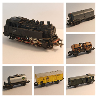 Märklin pienoismallijunarata 100+ osaa