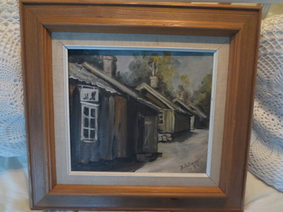 Öljyvärityö kovalevylle, J. Peltonen