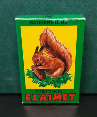 Metsän eläimet pelikortit huippukunto