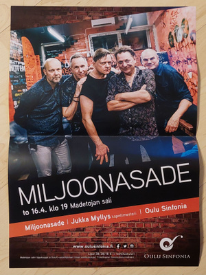 Miljoonasade : Juliste - Oulu