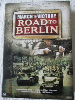 ROAD TO BERLIN (5 x DVD) MARCH TO VICTORY (uusi)
