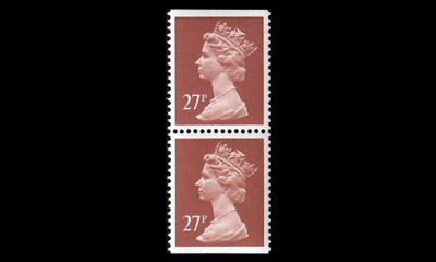 Iso-Britannia 1166DD ** Elizabeth 27 P vihkopari (1988)