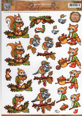 3D "°ORAVA, KETTU & PIKKULINTU JA SYYSHERKKUJA"° /Yvonne