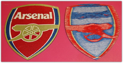 Valioliiga - Arsenal -kangasmerkki / hihamerkki