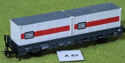 #A83 Märklin 4694 avolava + kontit, H0, 1:87