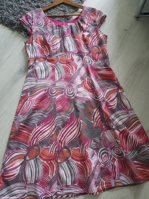 Voglia kuosillinen Puuvillamekko / Mekko puuvillaa - koko 40