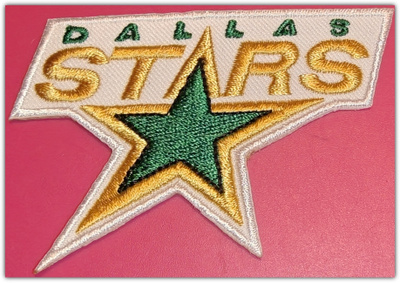NHL - Dallas Stars -kangasmerkki / haalarimerkki