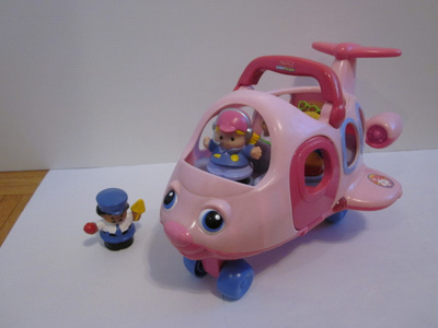 Fisher Price Little People lentokone äänillä + figuurit