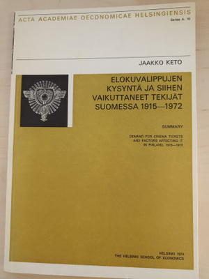 Elokuvalippujen kysyntä ja siihen vaikuttaneet tekijät
