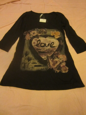 Stradivarius Paita koko S "Love"