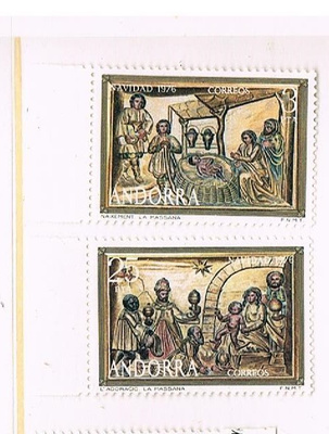 Esp Andorra 1976 - Joulu Christmas ++