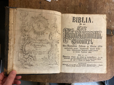 BIBLIA 1758, RAAMATTU