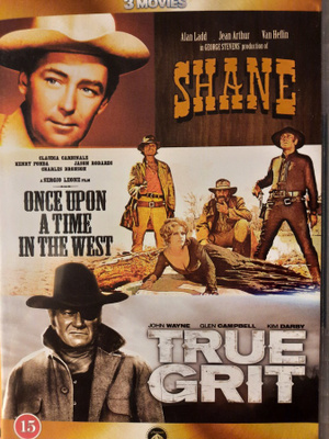 Kova kuin kivi - Huuliharppukostaja - Shane (3 DVD)