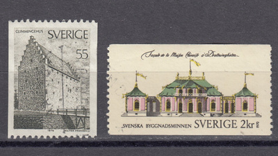 Ruotsi 1970 Fa 700A, 701 Ruotsalaiset rakennusmuistot