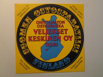 VELJEKSET KESKINEN 0Y TUURI TÖYSÄ TARRA
