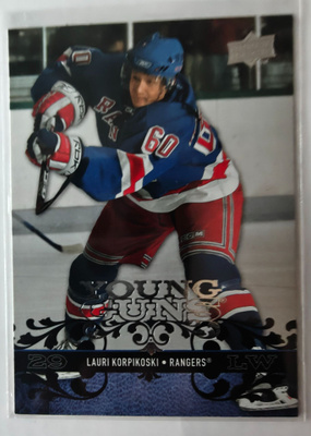 Lauri Korpikoski 2008-09 UD Series 1 Young Guns