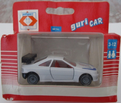 Peugeot 405 Turbo 16 Coupe 3 door 1987 White Poliguri 1:50