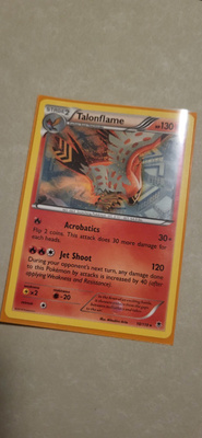 Talonflame 10/119 Pokemon Phantom Forces rare card