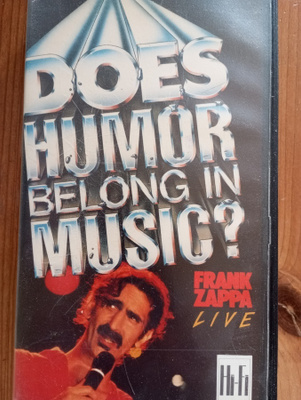 VHS Frank Zappa Does Humor Belong in Music?