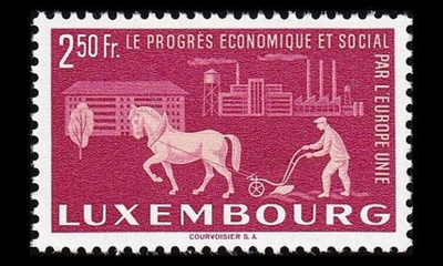 Luxemburg 481 * Euroopan yhdentyminen 2.50 Fr (1951)