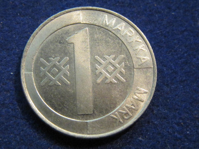 1 markka 1993 II