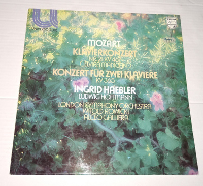 MOZART KONZERT KV 467 KV365 LP 6580 083 PHILIPS