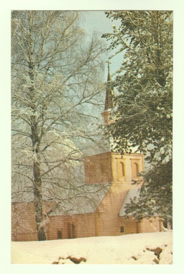 Postikortti: Östersundomin kirkko