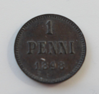 1 penni 1898 Nikolai II