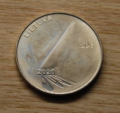 LITHUANIA 1,50 EURO 2020 UNC coin THE HOPE