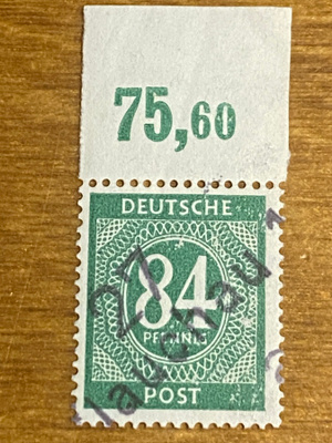 SAKSA 1948 NEUVOSTOLIITTO SEKTORI MERKKI**