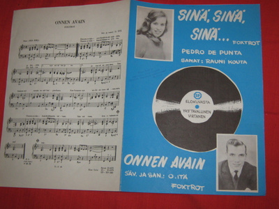 Nuottivihko - ANJA PIIPPONEN / EINO GRÖN 1959