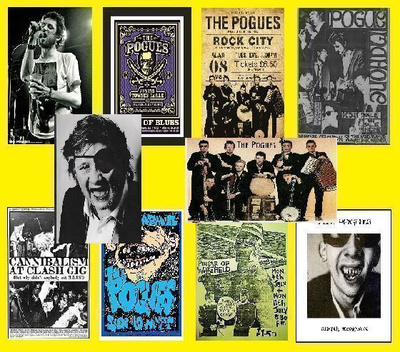 THE POGUES --- julistesetti --- A4  10kpl   #1