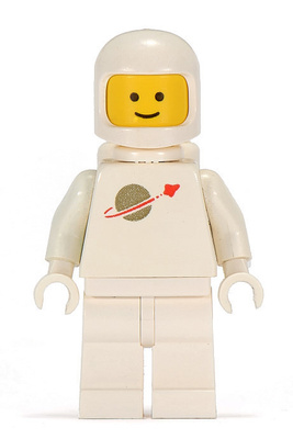 LEGO WHITE SPACEMAN - HEAD HUNTER STORE.