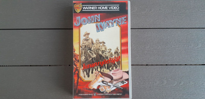 VHS: Junanryöstäjät / The Train Robbers (John Wayne 1973)